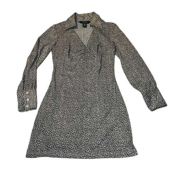 Party/holiday Dress, Sparkly Leopard, EXPRESS, XS - Picture 1 of 10